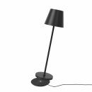 LED Akku Tischleuchte Schwarz IP54 2,2W 190lm...