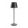 LED Akku Tischleuchte Anthrazit IP54 2,2W 190lm warmweiß 2700K Dimmbar mit induktiver Ladestation