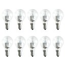 10 x Minwa Eco Halogen Tropfen Glühbirne 30W = 40W...