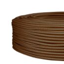 Textilkabel Braun 3 Adern super flexibel H03VV-F...