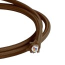 Textilkabel Braun 3 Adern super flexibel H03VV-F...