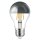 LED Filament Leuchtmittel Birnenform AGL 4W = 40W E27 Kopfspiegel Silber Glühfaden warmweiß 2700K