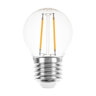 LED Filament Tropfen Glühbirne 2W = 25W E27 klar Glühlampe Glühfaden 250lm Warmweiß 2700K