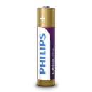 4 x Philips Batterie AAA FR03 Micro 1,5V Ultimate Lithium...