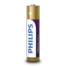 4 x Philips Batterie AAA FR03 Micro 1,5V Ultimate Lithium Ultra