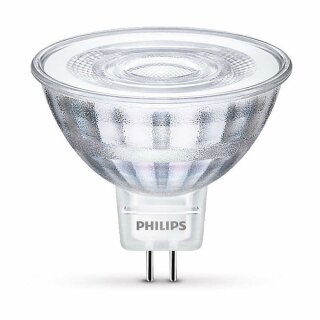 Philips LED Leuchtmittel Glas Reflektor MR16 3W = 20W GU5,3 12V 230lm 827 warmweiß 2700K 36°