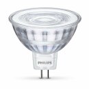 Philips LED Leuchtmittel Glas Reflektor MR16 3W = 20W GU5,3 12V 230lm 827 warmweiß 2700K 36°