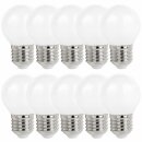 10 x LED Filament Leuchtmittel Tropfen Kugel G45 1W E27...