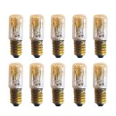 10 x T16x54mm E14 6-10W 110-140V E14 Röhre Glühbirne Glühlampe Kappenbirne