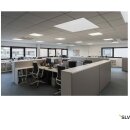 SLV LED Panel I-Vidual 600x600 DL silber Einbauleuchte 35W 3450lm UGR<22 830 warmweiß 3000K