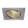 SLV LED Einbauleuchte Downlight alu eckig NEW TRIA 1 Set 29W 2500lm warmweiß 3000K 30° schwenkbar dimmbar