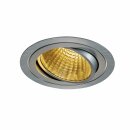 SLV LED Einbauleuchte Downlight alu rund NEW TRIA 1 Set...