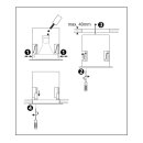 SLV Einbaurahmen 1 Frame für AIXLIGHT PRO rund Ø17,5cm Weiß matt