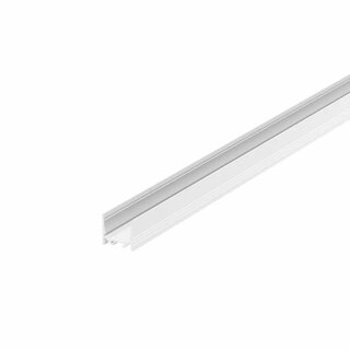 SLV LED Aufbauprofil Standard GRAZIA 20 S-Profil Aluminium gerillt 2m weiß
