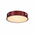 SLV LED Deckeneinbauleuchte weinrot rund Ø40cm MEDO 40 31W 2125lm warmweiß 3000K dimmbar