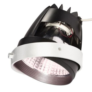 SLV COB LED Modul für AIXLight Pro Einbaurahmen Weiß matt schwarz 26W 1300lm Warmweiß 3600K Spot 12°