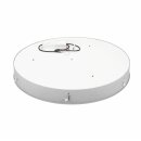SLV LED Deckeneinbauleuchte silbergrau rund Ø92cm MEDO 90 120W 11000lm warmweiß 3000K dimmbar