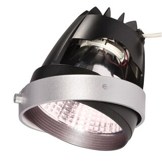 SLV COB LED Modul für AIXLight Pro Einbaurahmen Silber Grau schwarz 26W 1300lm warmweiß 3600K 70°