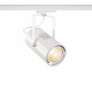 SLV 3-Phasen LED Strahler Euro Spot Track Dali weiß 47W 4800lm 930 3000K Ra>90 40° mit 3P Adapter