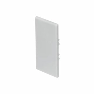 2 x SLV Endkappen für GLENOS LED Wandprofil up/down silbergrau