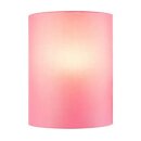 SLV Wand Leuchtenschirm FENDA Halbschirm Lampenschirm Textil Pink