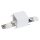 SLV Längsverbinder Weiß Chrom für Q-LINE WALL Pendelleuchten