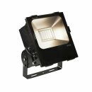 SLV LED Flutlicht Außenstrahler DISOS IP65 schwarz 100W 9600lm 930 warmweiß 3000K Ra>90 110°
