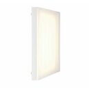 SLV Wand- & Deckenleuchte GRILL UNI T16 eckig weiß für 4 x 24W G5/ T5 Röhre ohne Leuchtmittel