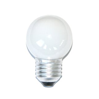 1 x Glühbirne Tropfen 5W E27 Opal Weiss MATT Glühlampe 5 Watt Glühbirnen