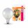 Osram LED Leuchtmittel Globe G125 3W E27 opal 70lm warmweiß 2700K 3D Feuerwerk Effekt