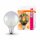 Osram LED Leuchtmittel Globe G125 3W E27 opal 70lm warmweiß 2700K 3D Feuerwerk Effekt