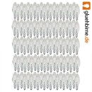 100 x Klein Glühbirne Kerze gedreht 40W E14 KLAR...