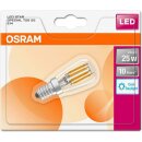 Osram LED Filament Leuchtmittel T26 Röhre 2,8W = 25W E14 klar 250lm 865 Tageslicht 6500K kaltweiß