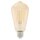 HQ LED Filament Leuchtmittel Edisonform ST64 4W = 30W E27 Gold gelüstert 345lm warmweiß 2700K
