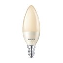 Philips LED Leuchtmittel Kerzenform 4W = 15W E14 opal...