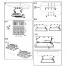 Inesa LED Tankstellenleuchte Einbauleuchte & Aufbauleuchte GFD301 80W IP65 9600lm Tageslicht 5000K asymmetrisch