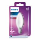 Philips LED Leuchtmittel Classic Kerze 2,2W = 25W E14 matt 250lm 840 neutralweiß 4000K