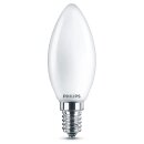 Philips LED Leuchtmittel Kerzenform 6,5W = 60W E14 matt...