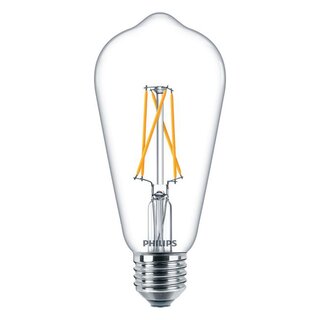 Philips LED Filament Edison ST64 8,5W = 60W E27 klar 806lm warmweiß Dim to Warm 2200K-2700K DIMMBAR