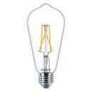Philips LED Filament Edison ST64 8,5W = 60W E27 klar...