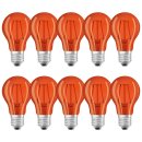 10 x Osram LED Filament Leuchtmittel Decor farbig A60 2W...