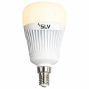 6 x SLV LED Smart Leuchtmittel PLAY WiZ C35 6,8W E14 matt 400lm CCT 2700K-6500K dimmbar Google & Alexa WLAN