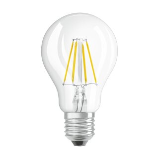 Osram LED Filament Leuchtmittel A60 Birnenform 12W = 100W E27 klar 1521lm neutralweiß 4000K DIMMBAR