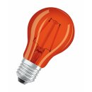 Osram LED Filament Leuchtmittel Decor farbig A60 2W = 15W E27 Orange transparent FS