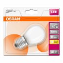 Osram LED Filament Leuchtmittel Tropfen 4W = 40W E27 matt 470lm FS warmweiß 2700K