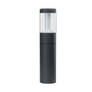 Ledvance LED Außenstehleuchte Modern Lantern Dunkelgrau 50cm IP44 12W 650lm RGBW 2000K-6500K Dimmbar App Google Alexa Apple HomeKit Bluetooth