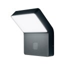 Ledvance LED Außenwandleuchte Endura Style Wall Wide Dunkelgrau IP44 12W 750lm warmweiß 3000K mit Sensor