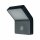 Ledvance LED Außenwandleuchte Endura Style Wall Wide Dunkelgrau IP44 12W 750lm warmweiß 3000K mit Sensor