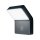 Ledvance LED Außenwandleuchte Endura Style Wall Wide Dunkelgrau IP44 12W 750lm warmweiß 3000K mit Sensor