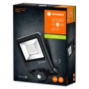 Ledvance LED Fluter Endura Dunkelgrau IP44 50W 4500lm Neutralweiß 4000K Bewegungsmelder